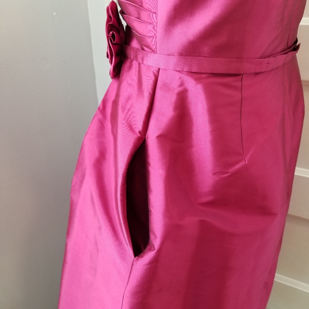 Alfred Sung Fruit Punch Strapless Dress, Size 8 - Picture 9 of 11